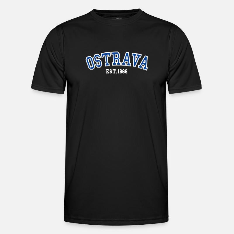 Ostrava Est. 1966 - Men's Functional T-Shirt - black