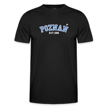 Poznań Fondée en 1986 - T-shirt sport Homme - noir - Devant - AI Model Male 178 dark (178cm)