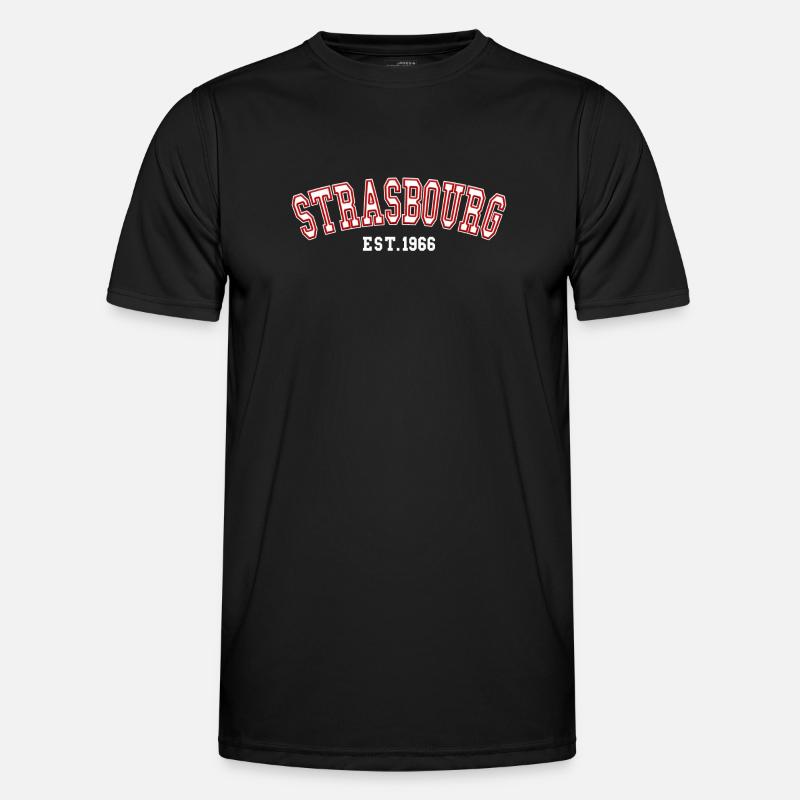 Strasbourg Est. 1966 - Men's Functional T-Shirt - black
