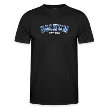 Bochum Fondé en 2006 - T-shirt sport Homme - noir - Devant - AI Model Male 178 dark (178cm)