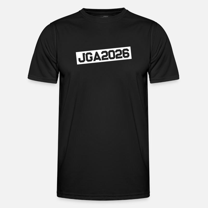 Jga 2026 - Männer Funktions-T-Shirt - Schwarz