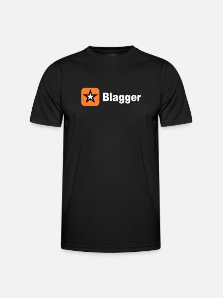 big blagger star - Men's Functional T-Shirt - black