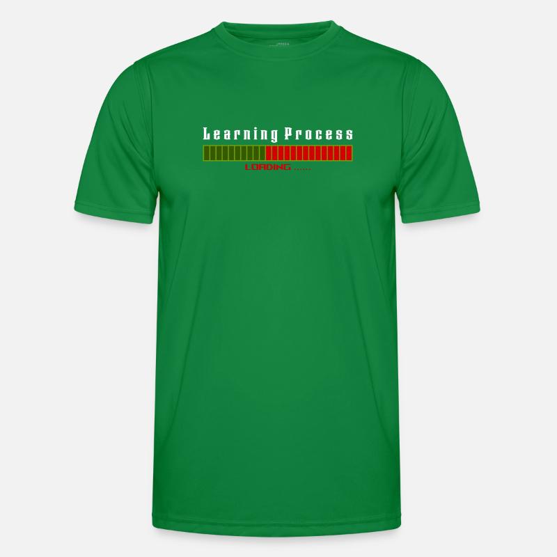 Learning Process Loading black shirt Men's Functional T-Shirt