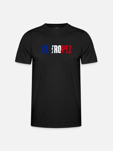 St. Tropez France Saint Tropez - Men's Functional T-Shirt - black