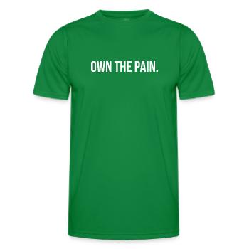greyline - Men's Functional T-Shirt - kelly green - Front - AI Model Male 178 dark (178cm)