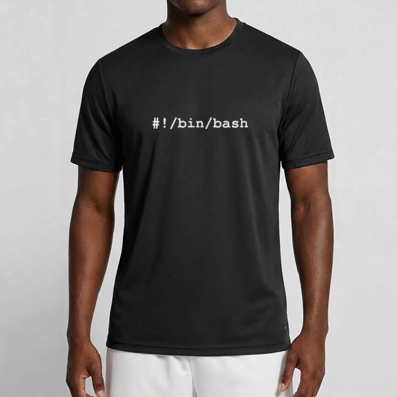 Shell bash / bourne-again sous Linux et Unix T-shirt sport Homme
