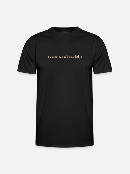 Botschaft - Team Dankbarkeit - Männer Funktions-T-Shirt - Schwarz