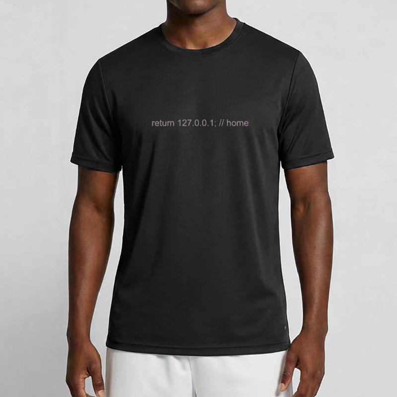 Programmer Nerd IT Joke Developer Home Men's Functional T-Shirt