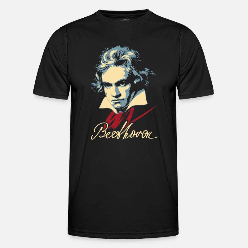 Beethoven (dunkel) Männer Funktions-T-Shirt