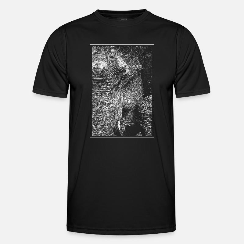 White elephant - Men's Functional T-Shirt - black
