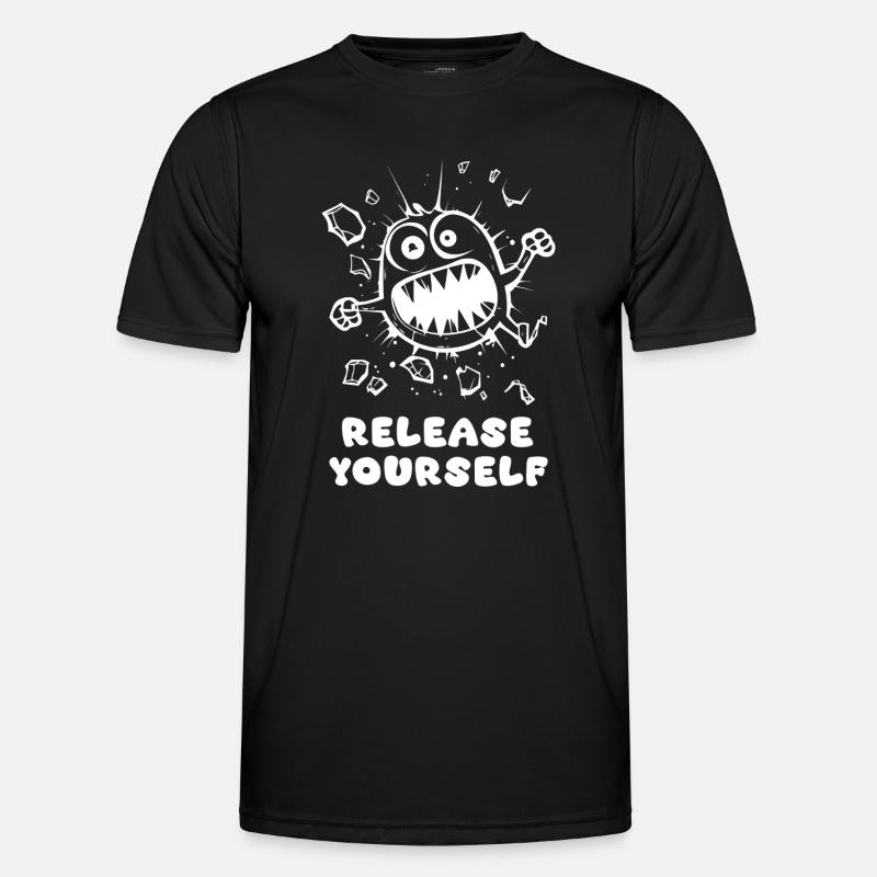 Release Yourself - Männer Funktions-T-Shirt - Schwarz
