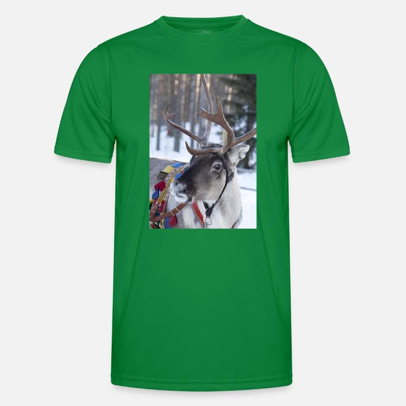 Rentier Männer Funktions-T-Shirt