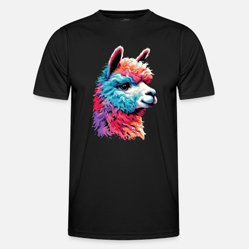 Alpaca - Men's Functional T-Shirt - black