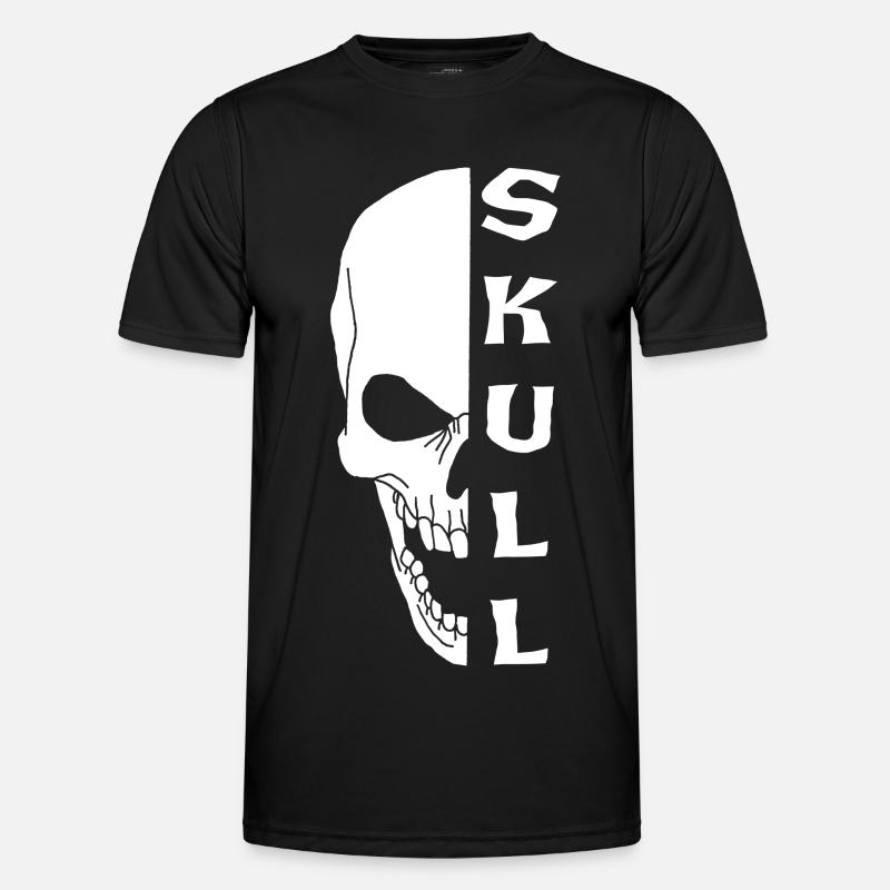 The White Skull - Men's Functional T-Shirt - black