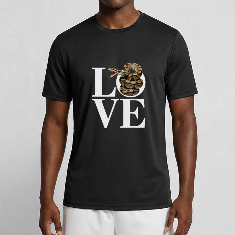 Les serpents rois Python ADORENT les pythons de terrarium T-shirt sport Homme
