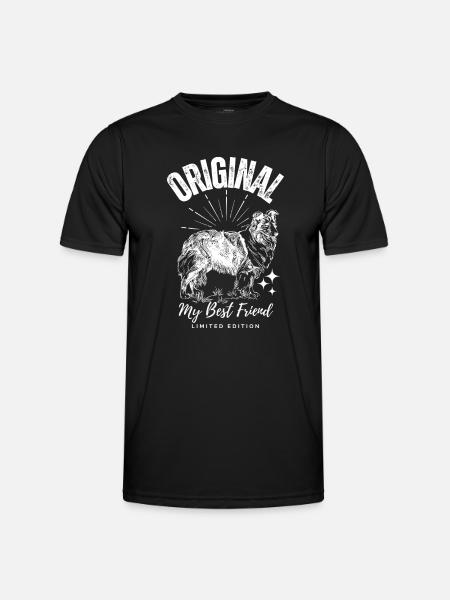 Original Dog My Best Friend - Men's Functional T-Shirt - black