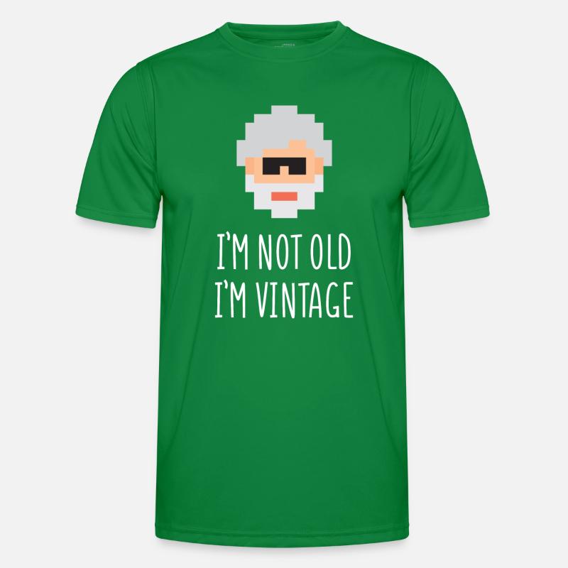 Ich bin nicht alt Ich bin Vintage Männer Funktions-T-Shirt