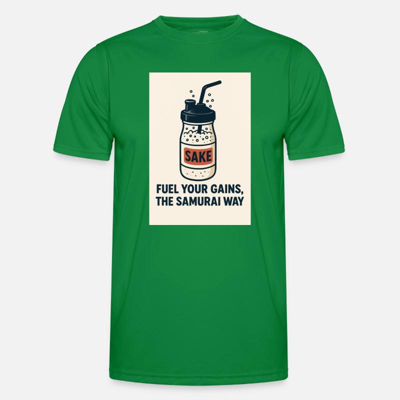 Sake- und Samurai-Stil-Zuwächse Männer Funktions-T-Shirt