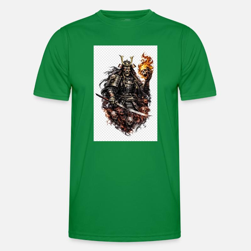 Flameskull Samurai Men's Functional T-Shirt