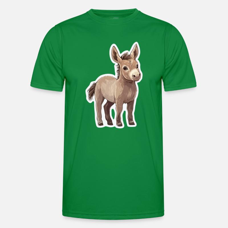 Esel Männer Funktions-T-Shirt