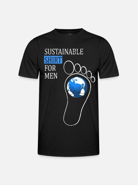 Sustainable shirt for men - Men's Functional T-Shirt - black