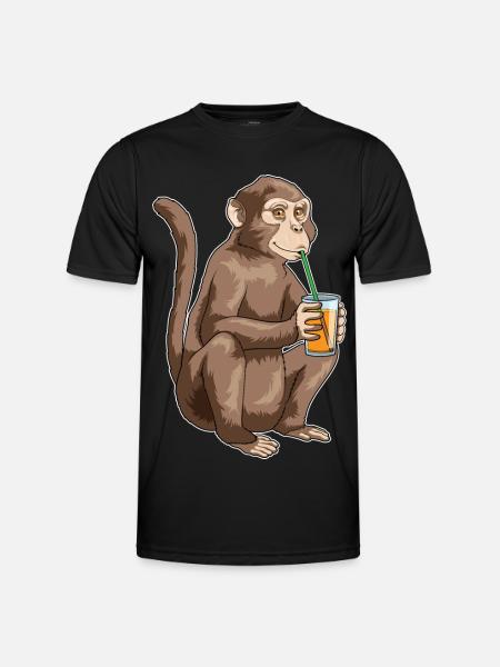 Monkey Juice - Men's Functional T-Shirt - black