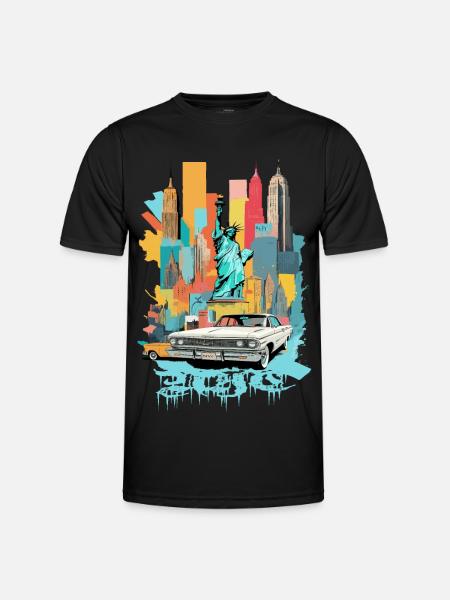 New York City - Men's Functional T-Shirt - black