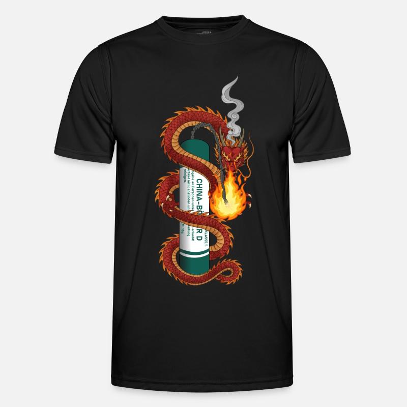 Pyro Dragon T-shirt sport Homme