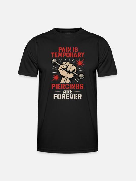 Piercing Addict Body Mod Enthusiast - Men's Functional T-Shirt - black