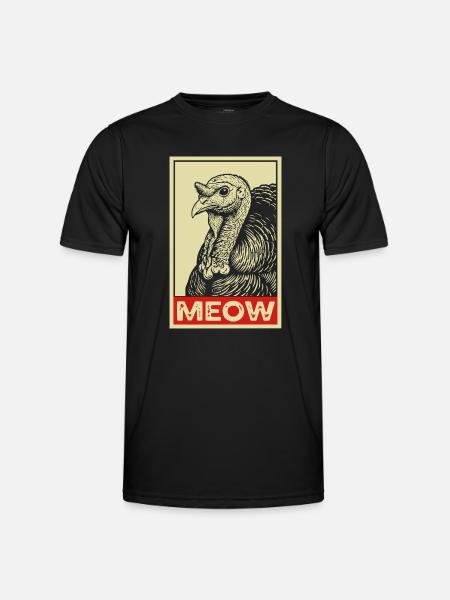 Jeg er bare her for sovsen sjov Thanksgiving - Funktionsshirt til herrer - sort