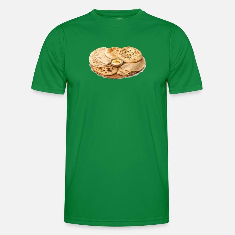 International flatbread platter Men's Functional T-Shirt