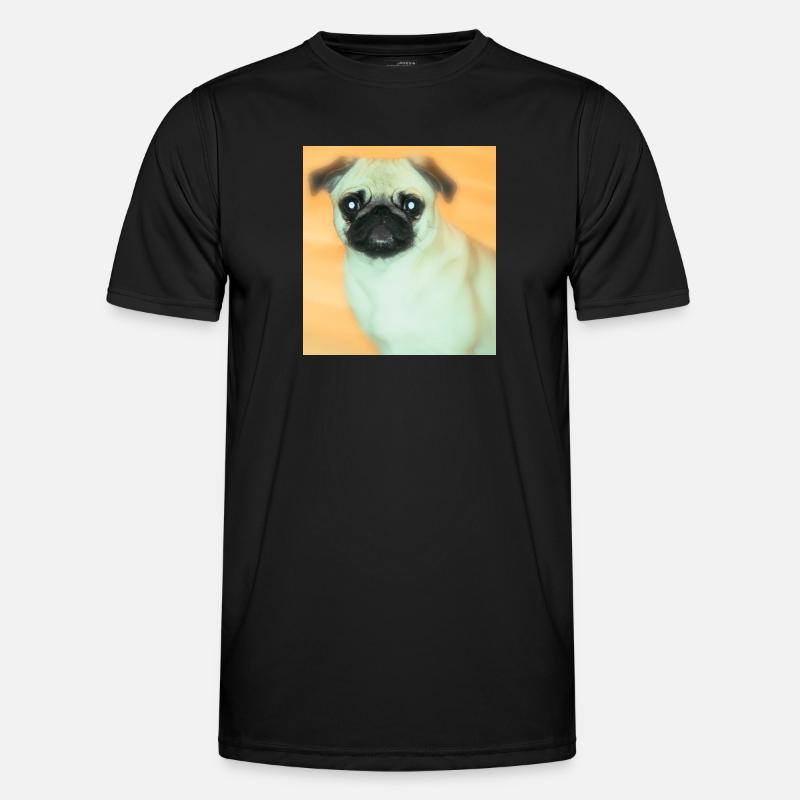 Carlin mignon avec vue expressive T-shirt sport Homme