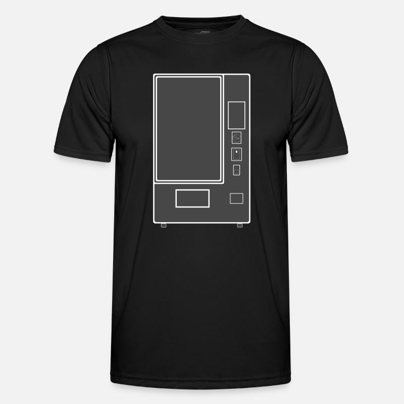 Snack Vending Machine Vending Machine Vending Machine - Men's Functional T-Shirt - black