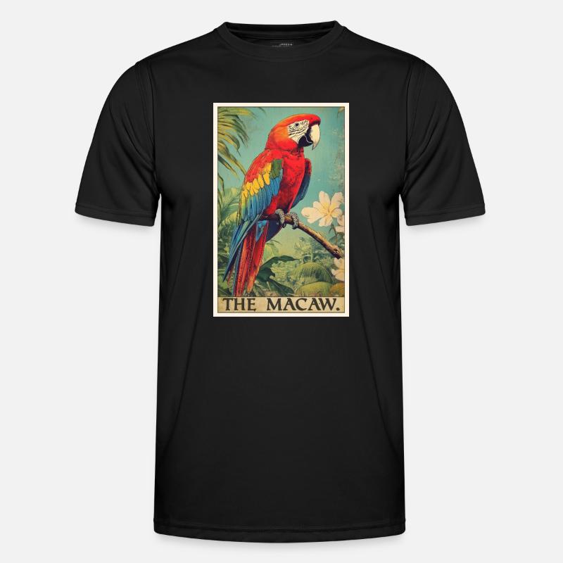 Macaw's Era - Men's Functional T-Shirt - black