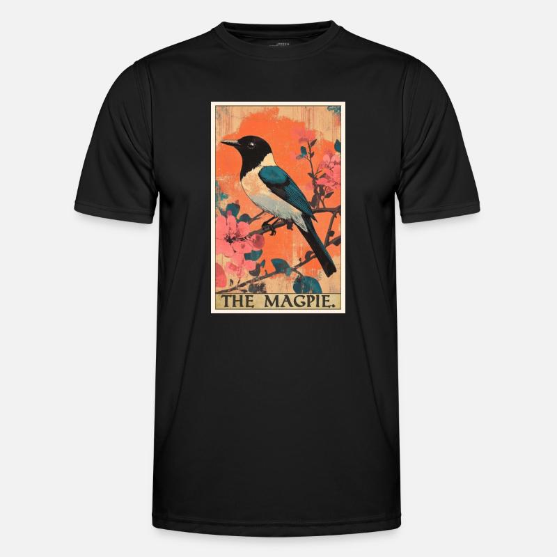 Magpies Magpie - Men's Functional T-Shirt - black