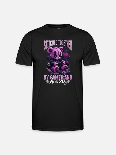 Pastel Goth Soft Goth Gaming Gamer - Men's Functional T-Shirt - black