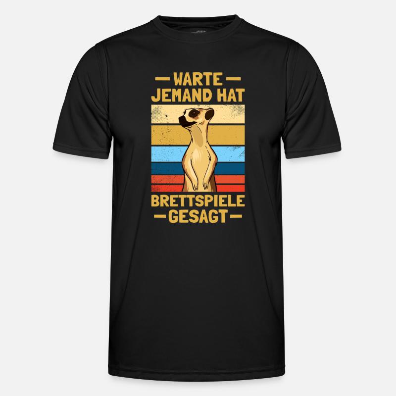 Jemand hat Brettspiele Gesellschaftsspiel Männer Funktions-T-Shirt