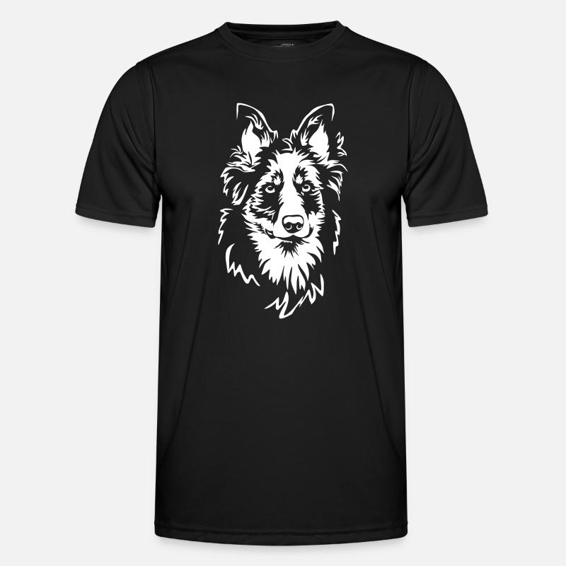Yellow cheek head "Black Editition" - Men's Functional T-Shirt - black