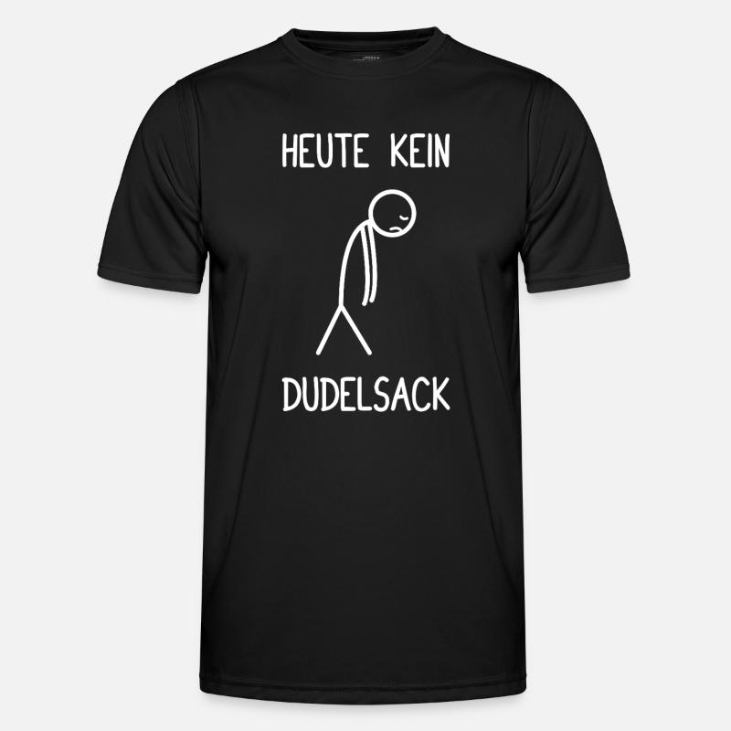 No bagpipe bagpiper today - Men's Functional T-Shirt - black
