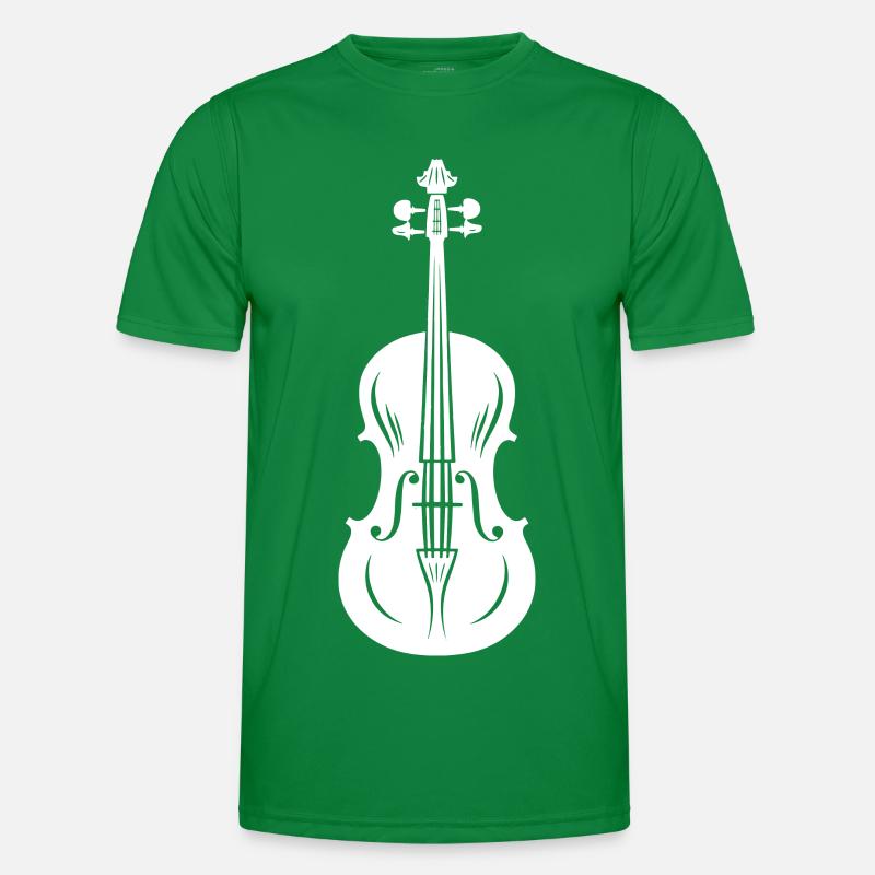 Dessin de violon T-shirt sport Homme