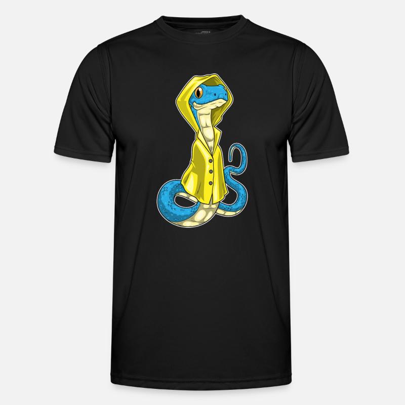 Snake Rain Jacket - Men's Functional T-Shirt - black