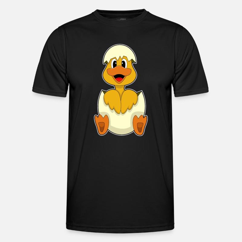 Duck egg - Men's Functional T-Shirt - black