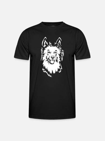 Harzer Fuchs Head "Black Edition" - Men's Functional T-Shirt - black