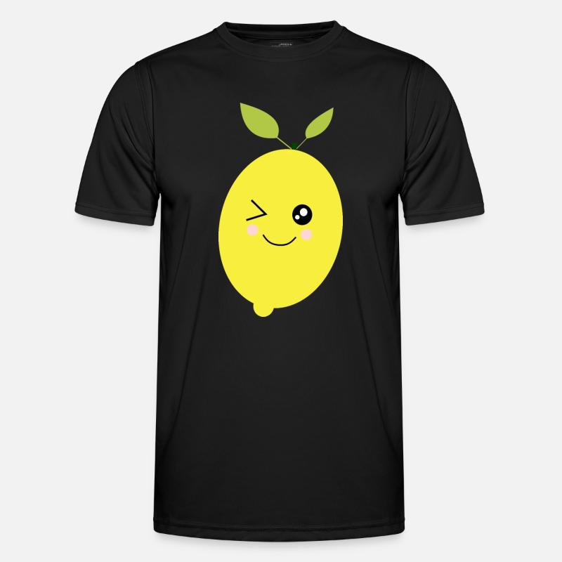 Zitrone Limone Limette Männer Funktions-T-Shirt