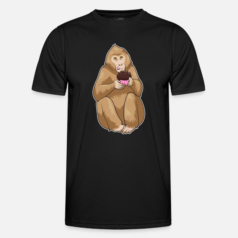 Monkey Muffin - Men's Functional T-Shirt - black