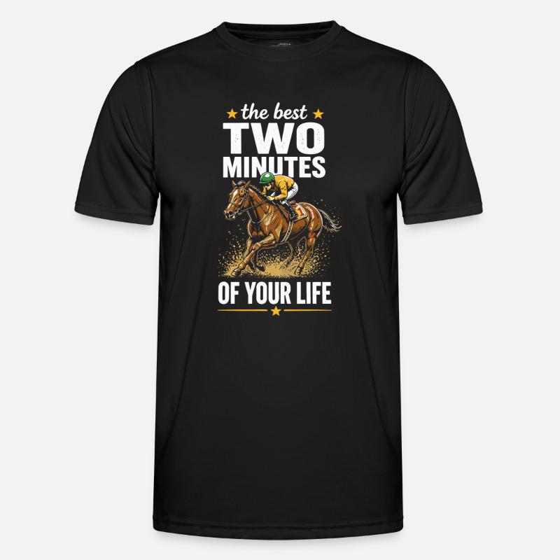Two-Minute Race Performance - Men's Functional T-Shirt - black