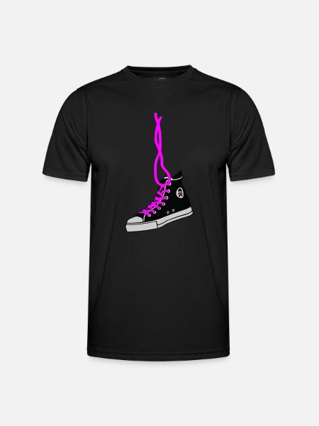chucks - Männer Funktions-T-Shirt - Schwarz