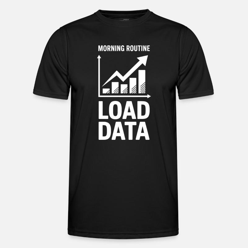 Datenanalyst Spruch Lustiges Datenanalyst Geschenk - Männer Funktions-T-Shirt - Schwarz