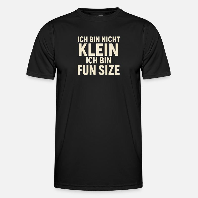I'm Not Small Fun Size - Men's Functional T-Shirt - black