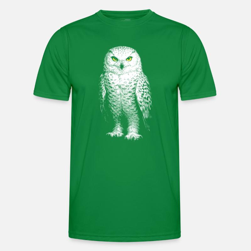 Schneeeule Männer Funktions-T-Shirt